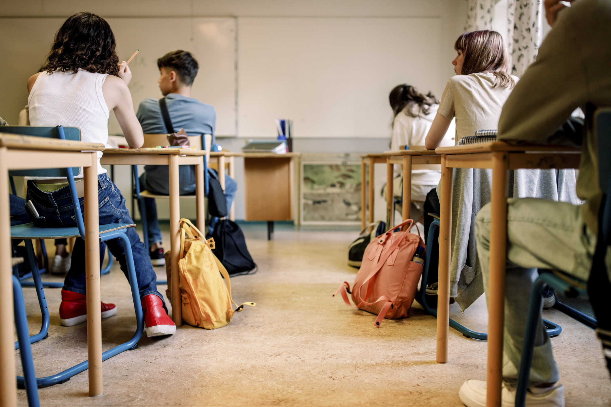 students in a classroom