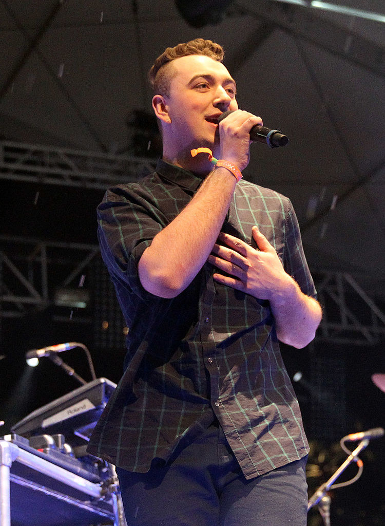 Sam Smith onstage