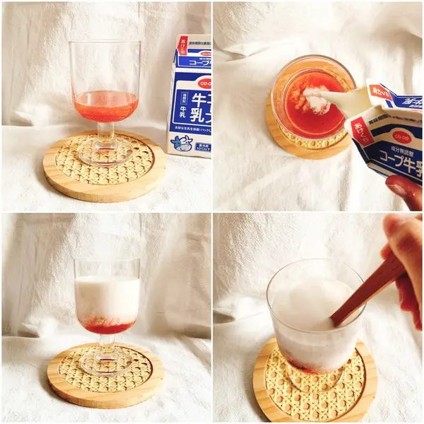KALDI(カルディ)のオススメのスイーツ「牛乳でつくるいちごみるくの素」