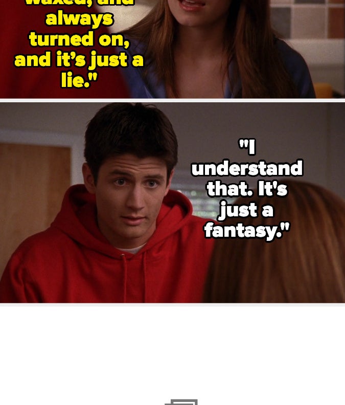 "I understand that. It's just a fantasy."