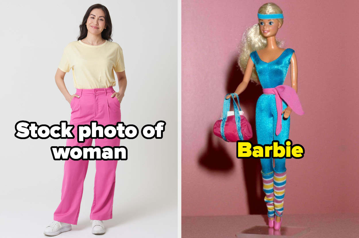 Barbie scaled to human size online