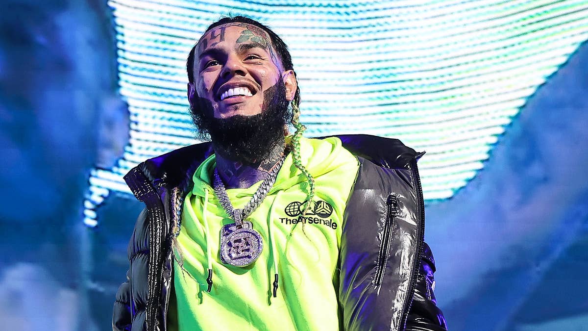 6ix9ine took to Instagram on Monday to introduce the LA Fitness Challenge as a way to make fun of his assault last month, which left him hospitalized.