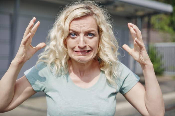frustrated person