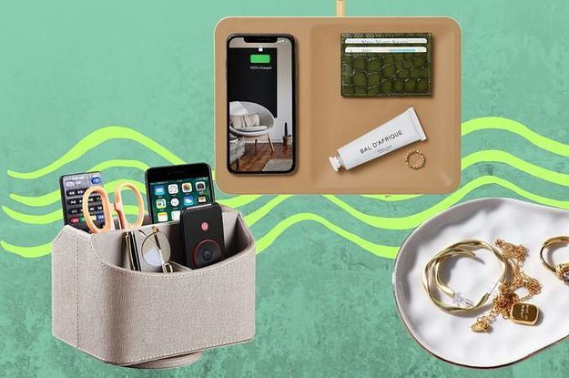 The Best Nightstand Organizers For Anyone Who's Unrepentantly Messy