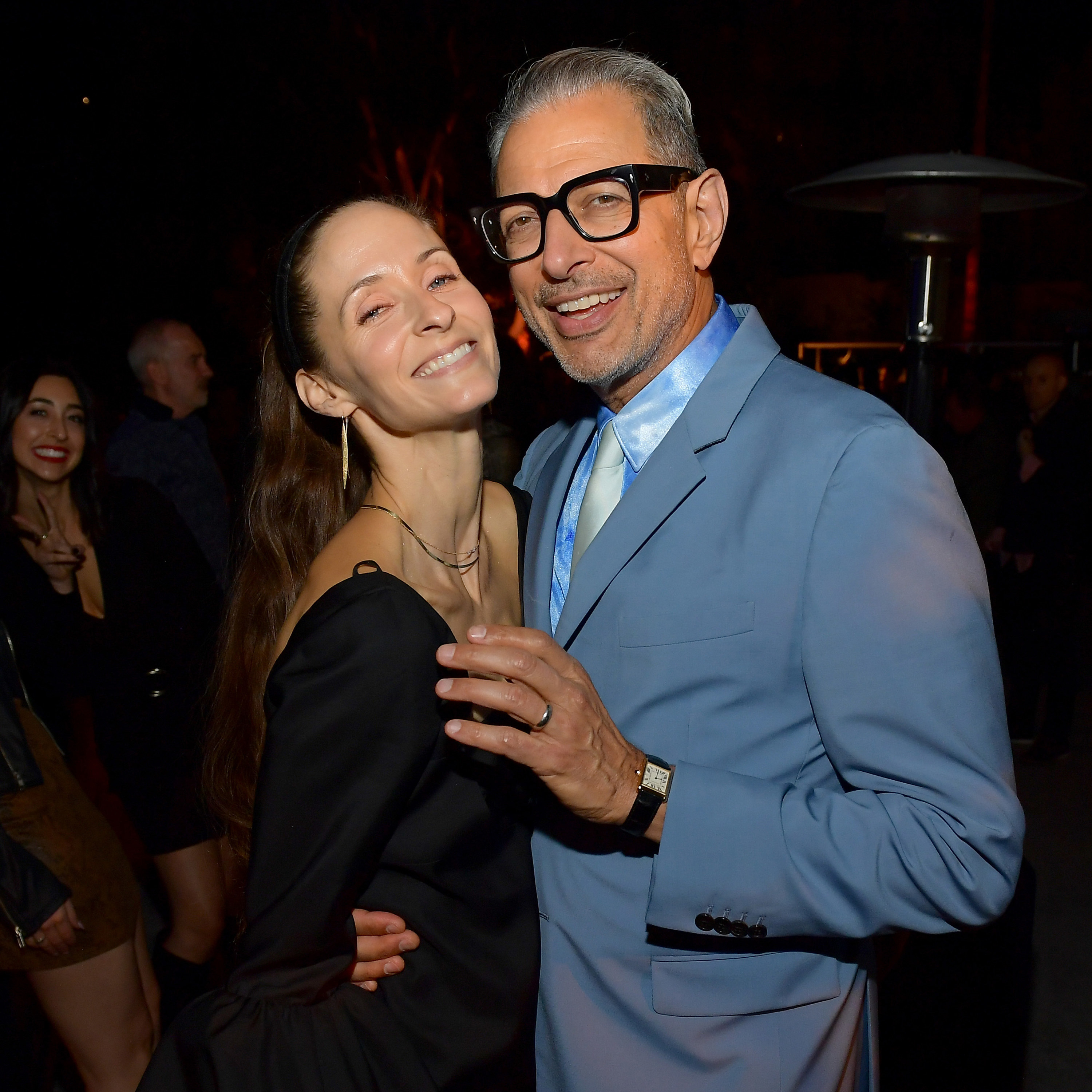 Emilie Livingston and Jeff Goldblum in 2019