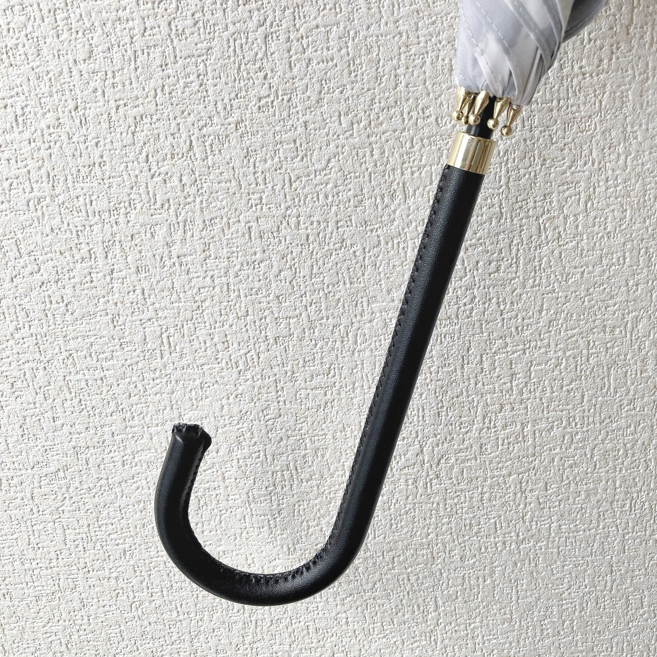 Francfranc（フランフラン）のオススメの傘「ハナプリント 長傘 58cm グレー（晴雨兼用）」