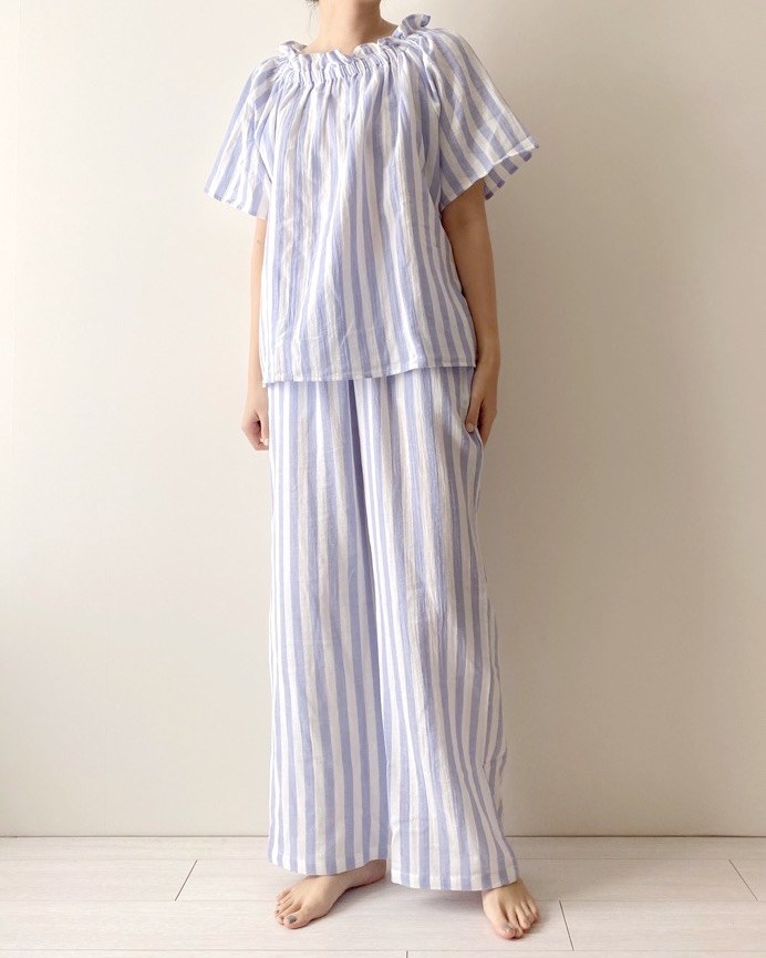 GU（ジーユー）のおすすめパジャマ「オーガニックコットンプルオーバーパジャマ」