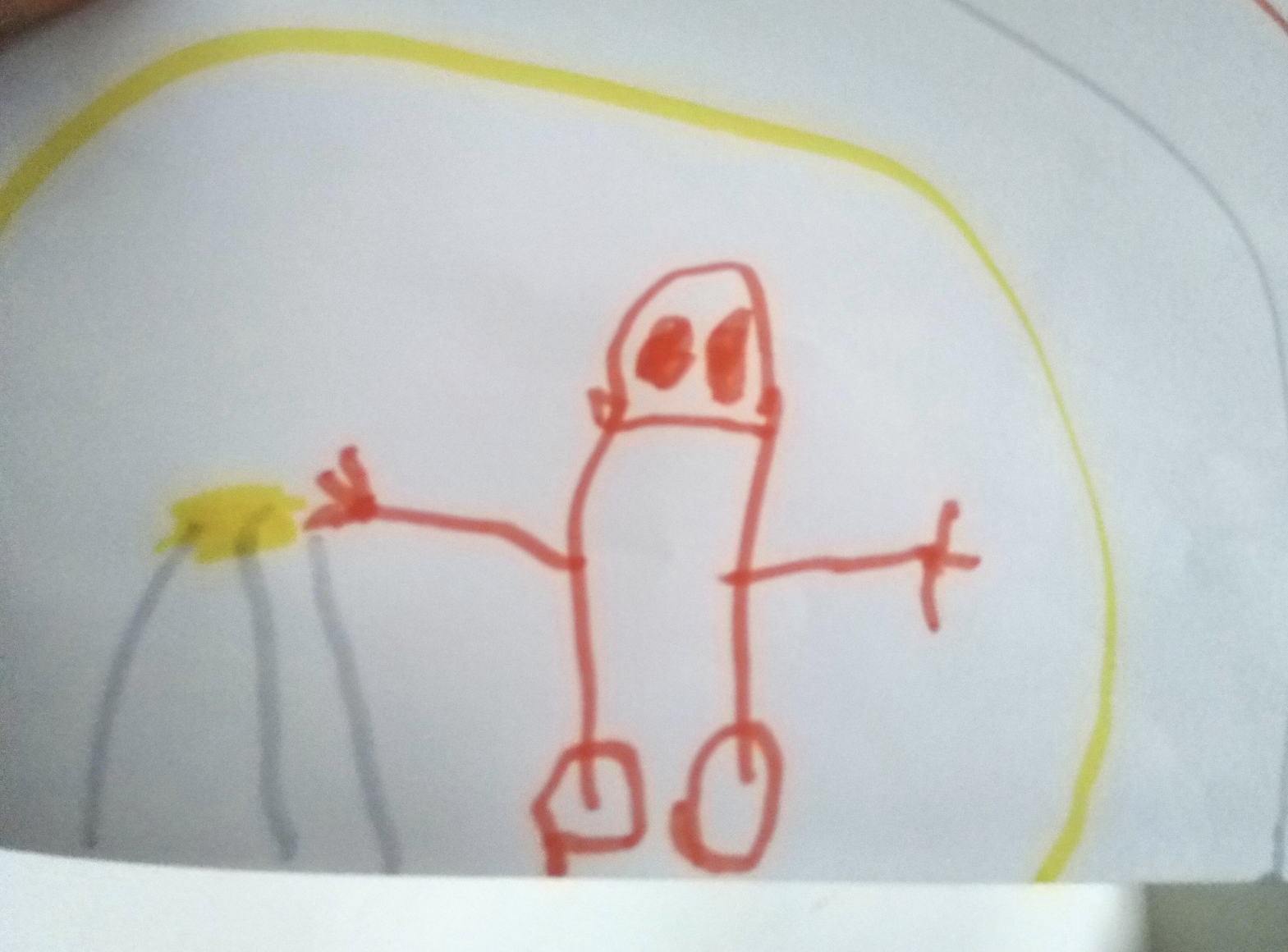 A child&#x27;s drawing