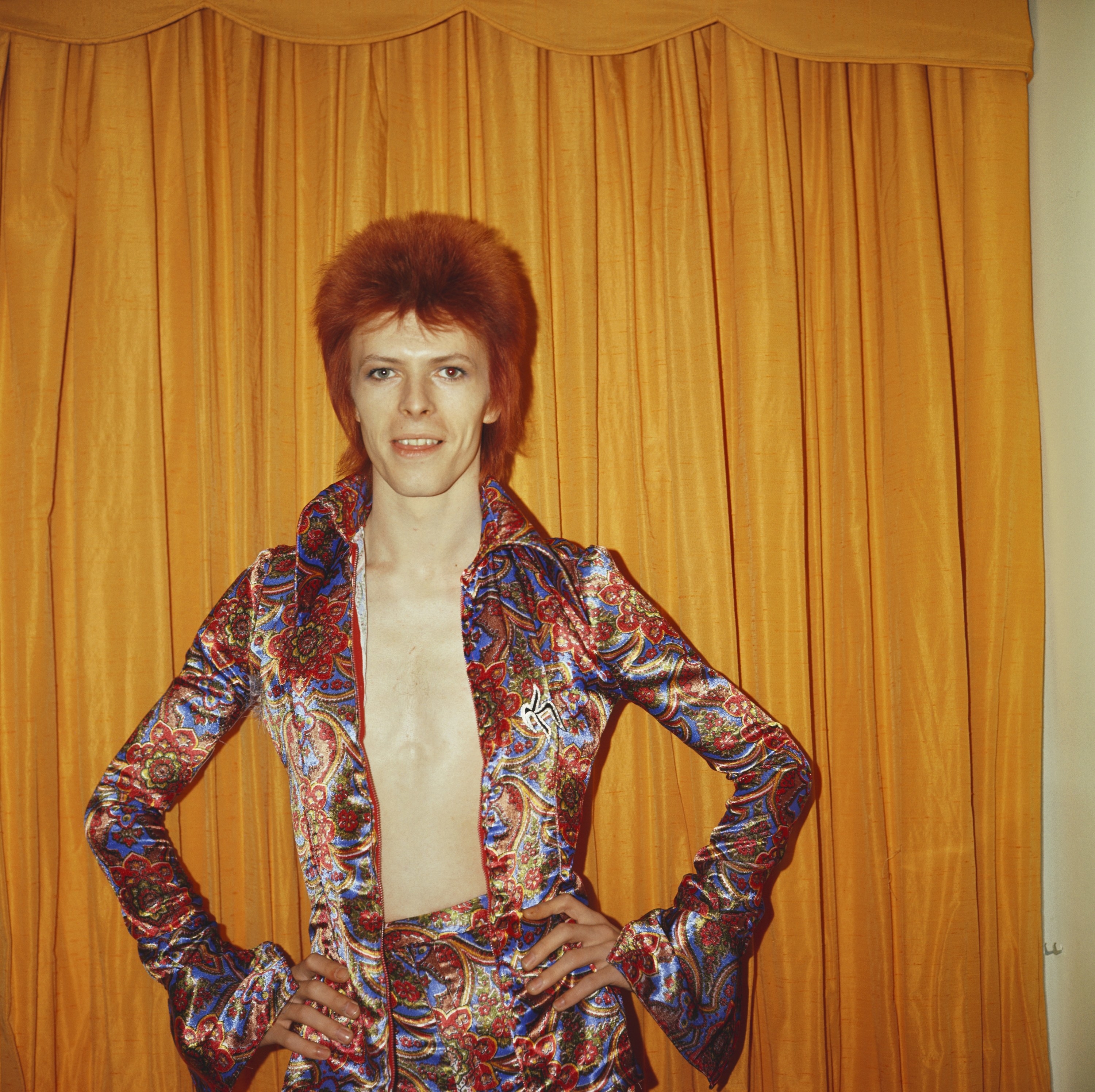 Closeup of David Bowie