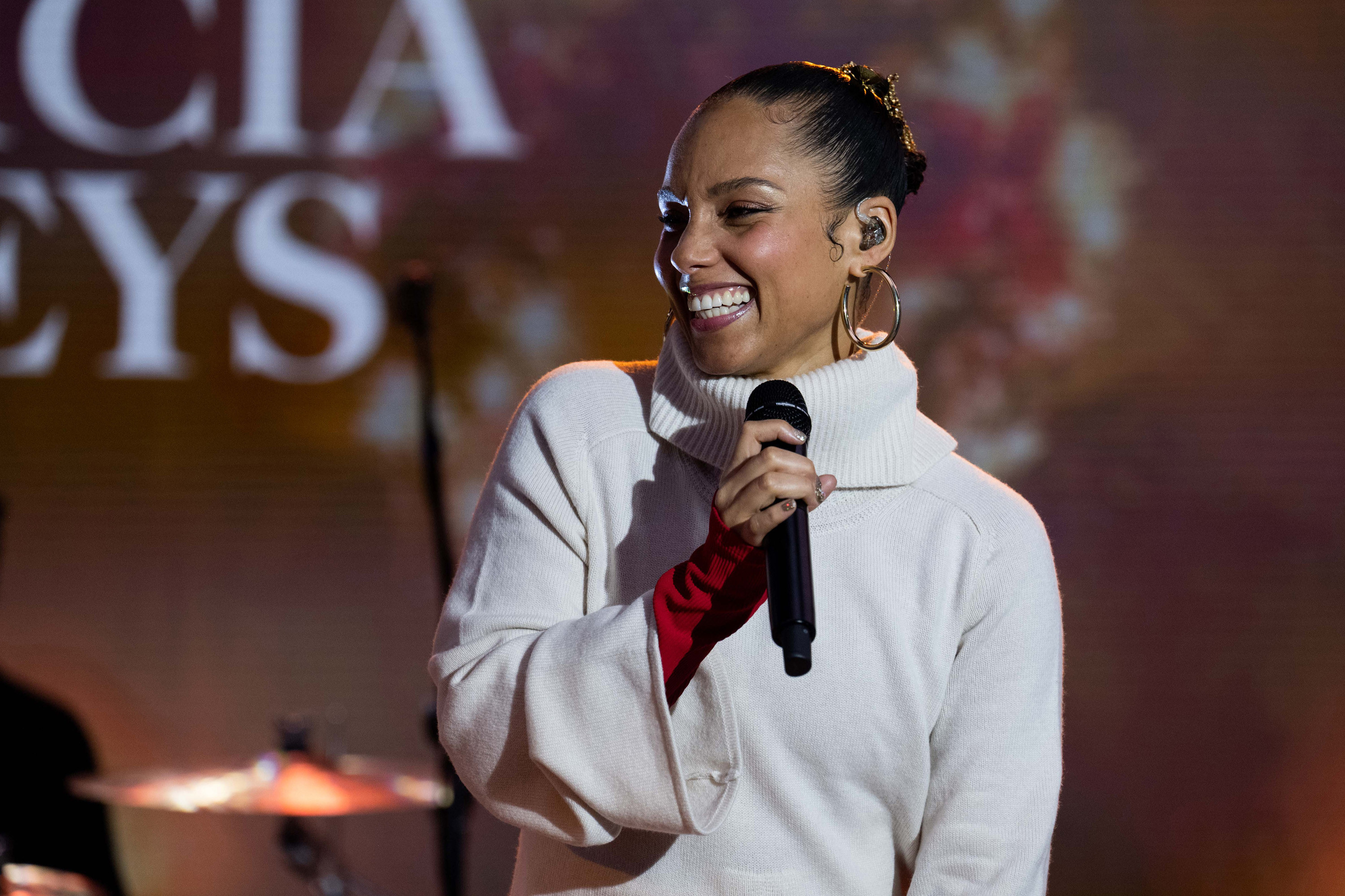 Closeup of Alicia Keys