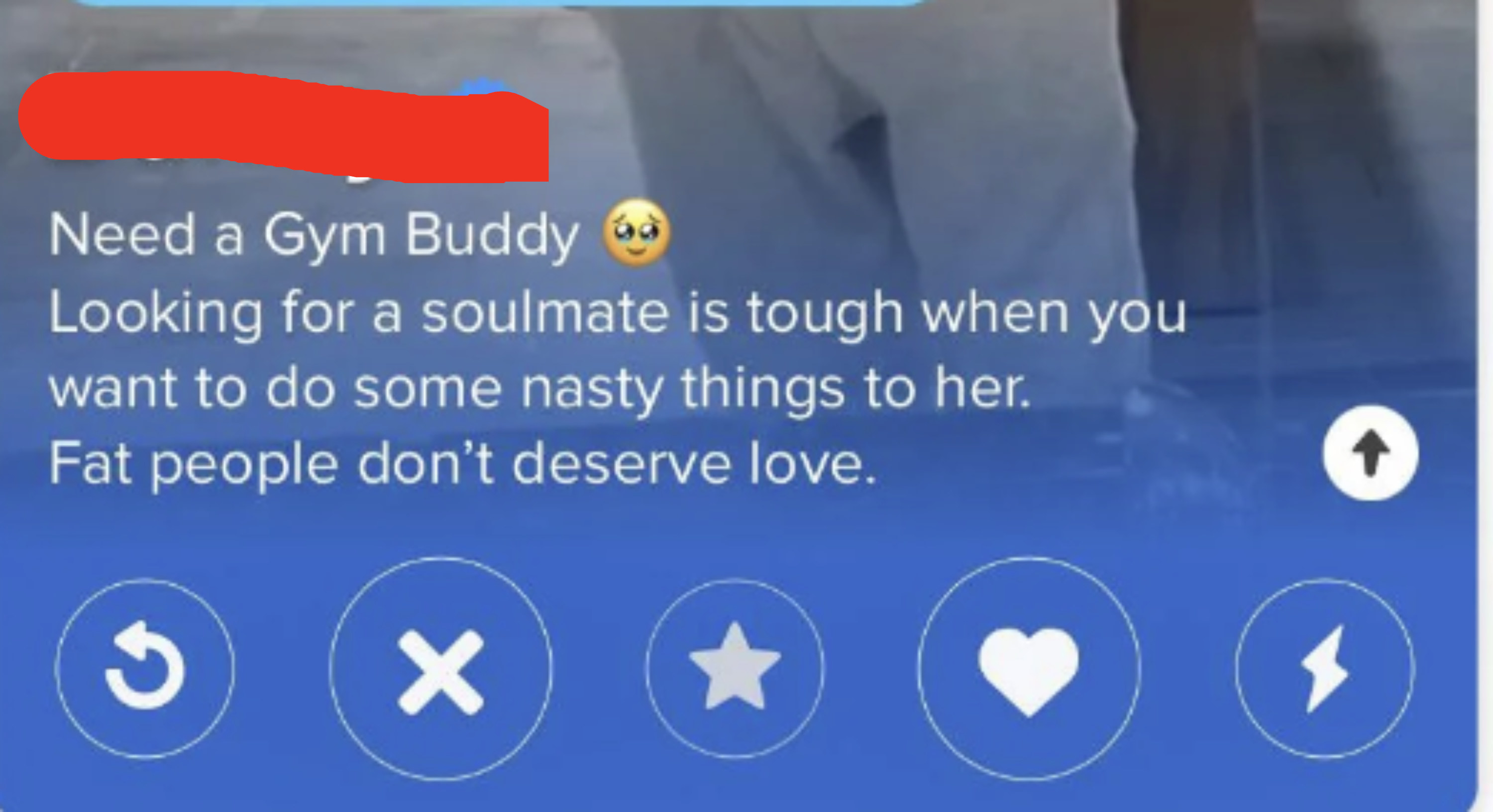 need a gym buddy, looking for a soulmate is tough when you want to do some nasty things to her