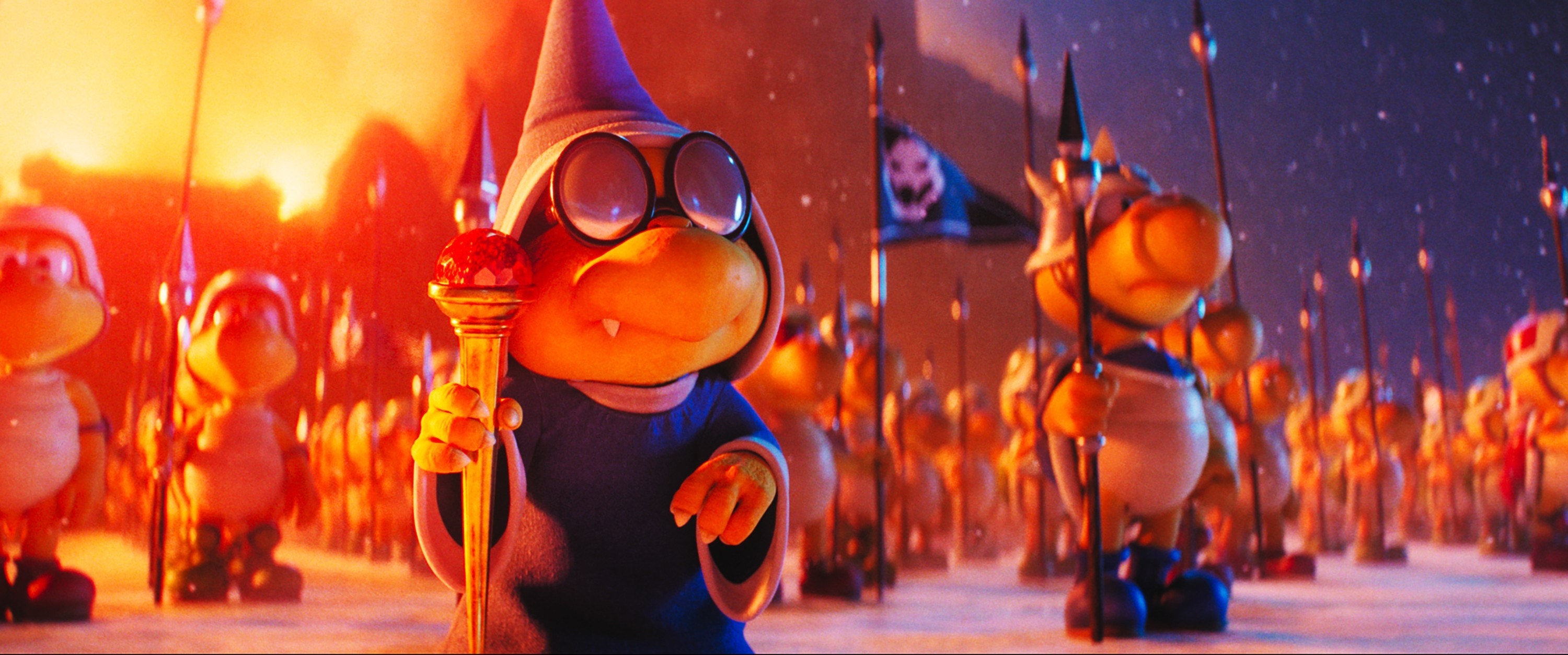 A koopa preparing for battle