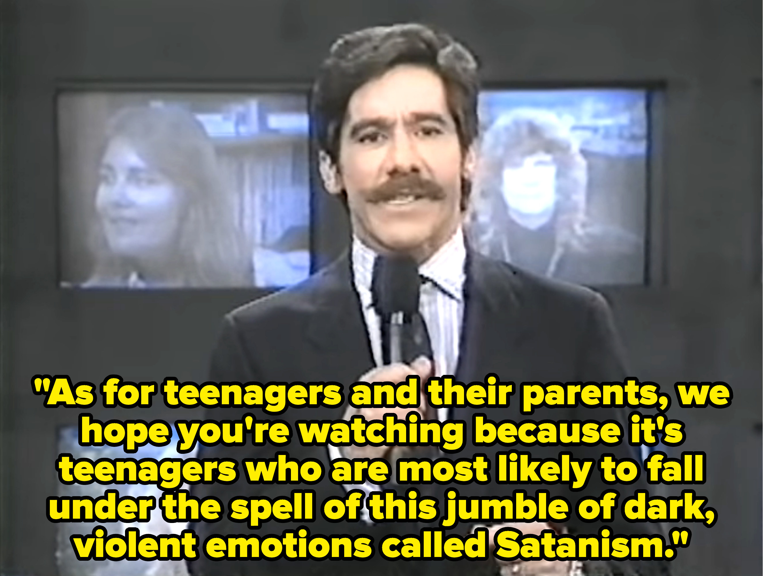 &quot;As for teenagers and parents, we hope you&#x27;re watching because it&#x27;s teenagers who are most likely to fall under the spell...&quot;