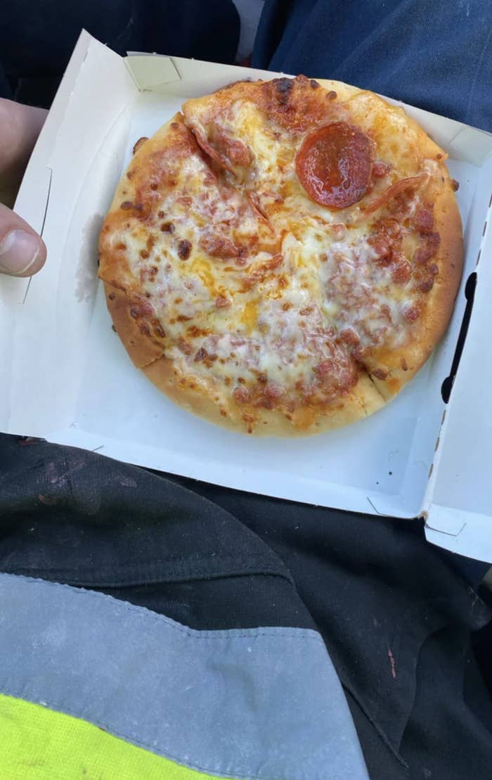 one pepperoni