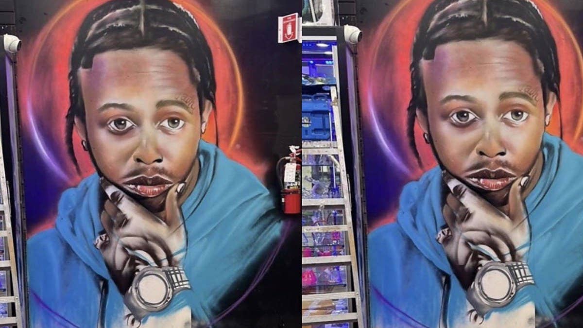 A new mural of Pop Smoke has gone viral and gotten quite the reaction from fans.