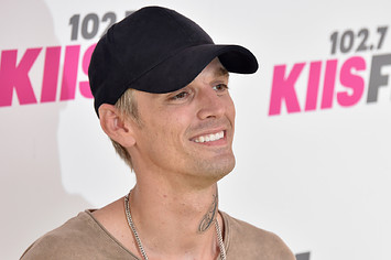 Aaron Carter on red carpet
