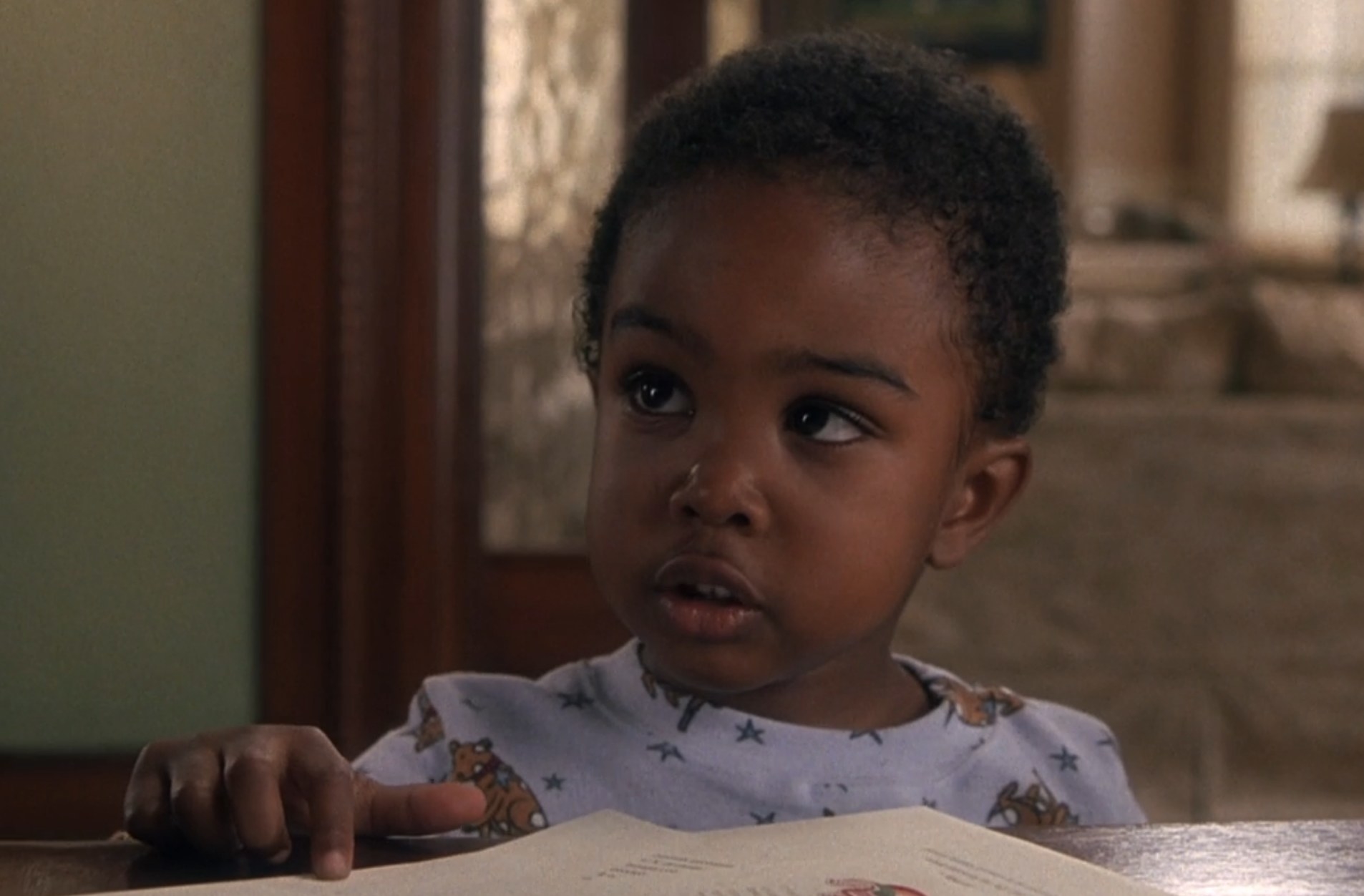 Ben asks his dad, Charlie, to stay home from work in &quot;Daddy Day Care&quot;