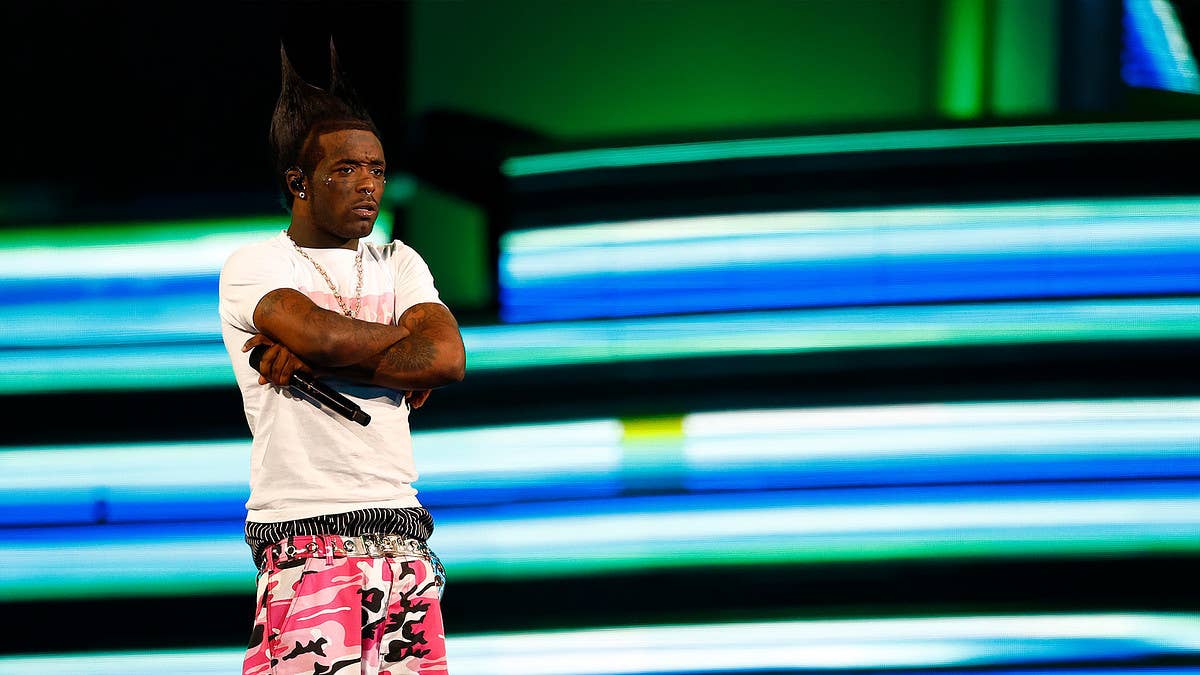 During WrestleMania 39 on Saturday (April 1), Lil Uzi Vert stopped by to deliver a performance of "Just Wanna Rock" and hint at a future appearance in the ring.