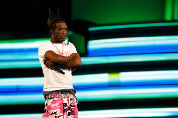 Lil Uzi Vert performs at WrestleMania