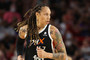Brittney Griner #42 of the Phoenix Mercury during Game Three of the 2021 WNBA semifinals