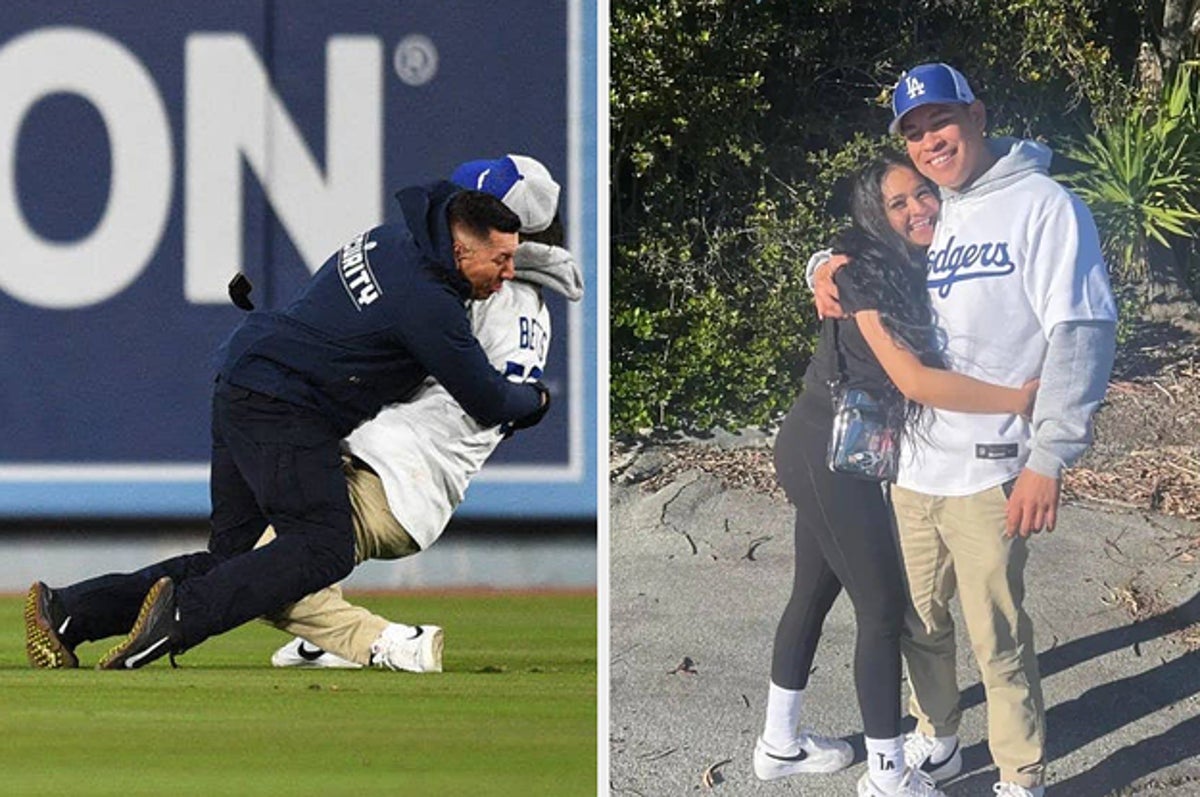 celebrity proposal at dodger stadium 2021