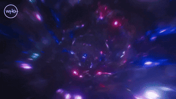 Going through a wormhole