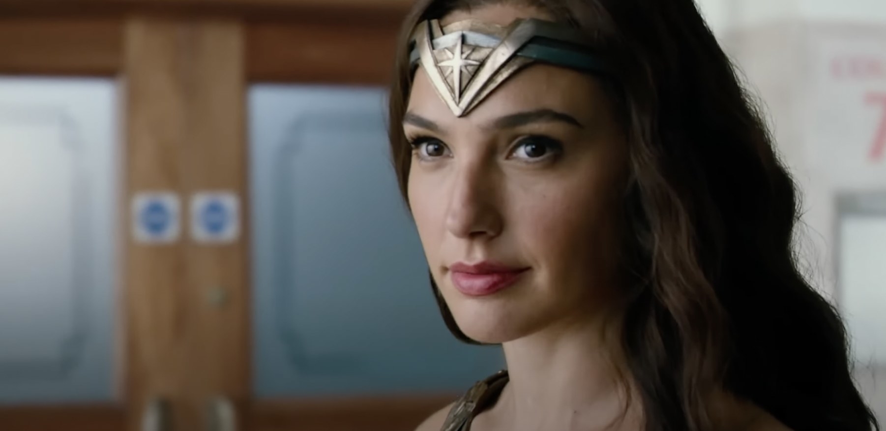 Gal Gadot as Wonder Woman in Justice League