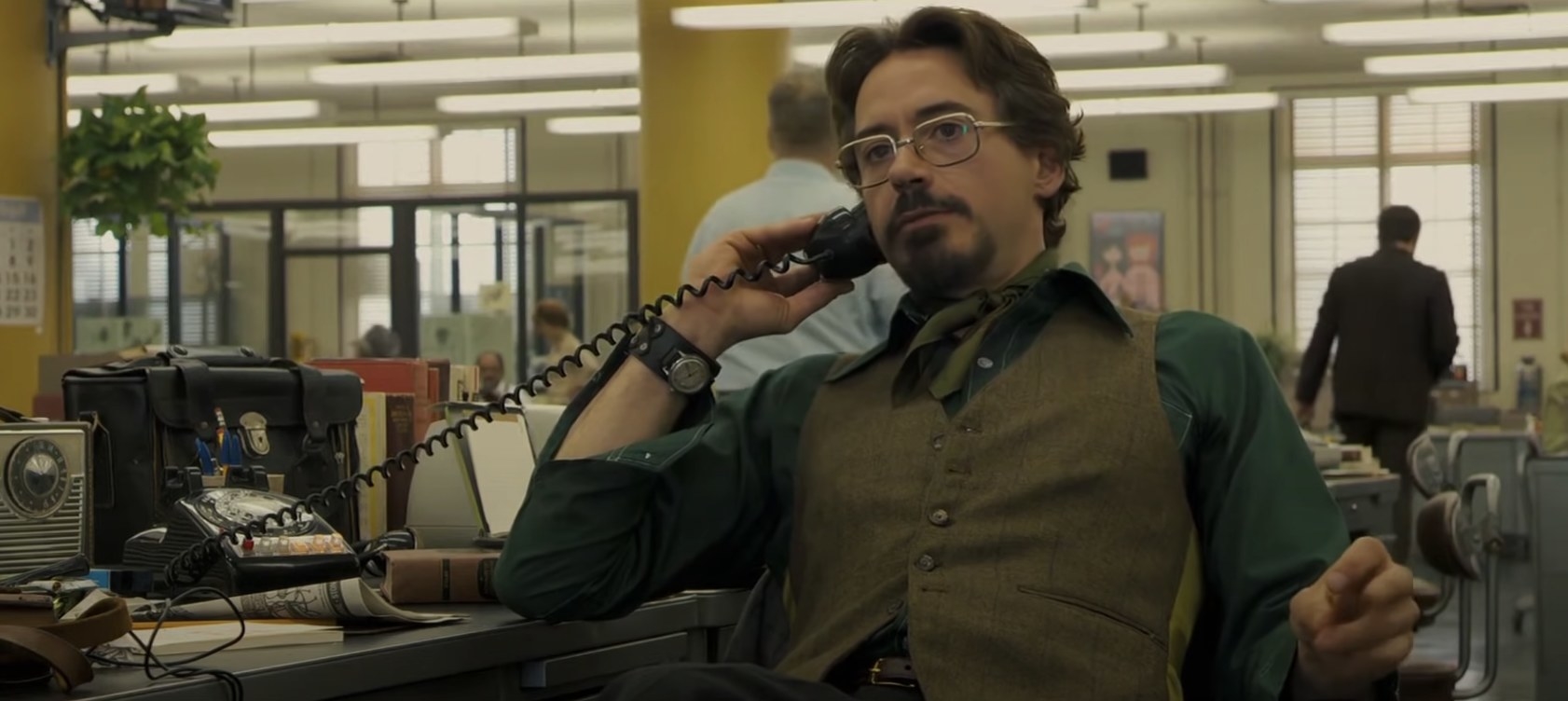 Robert Downey Jr in Zodiac