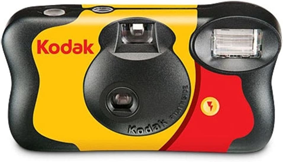 A Kodak single-use camera