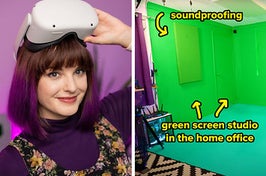 A green screen is your best friend.