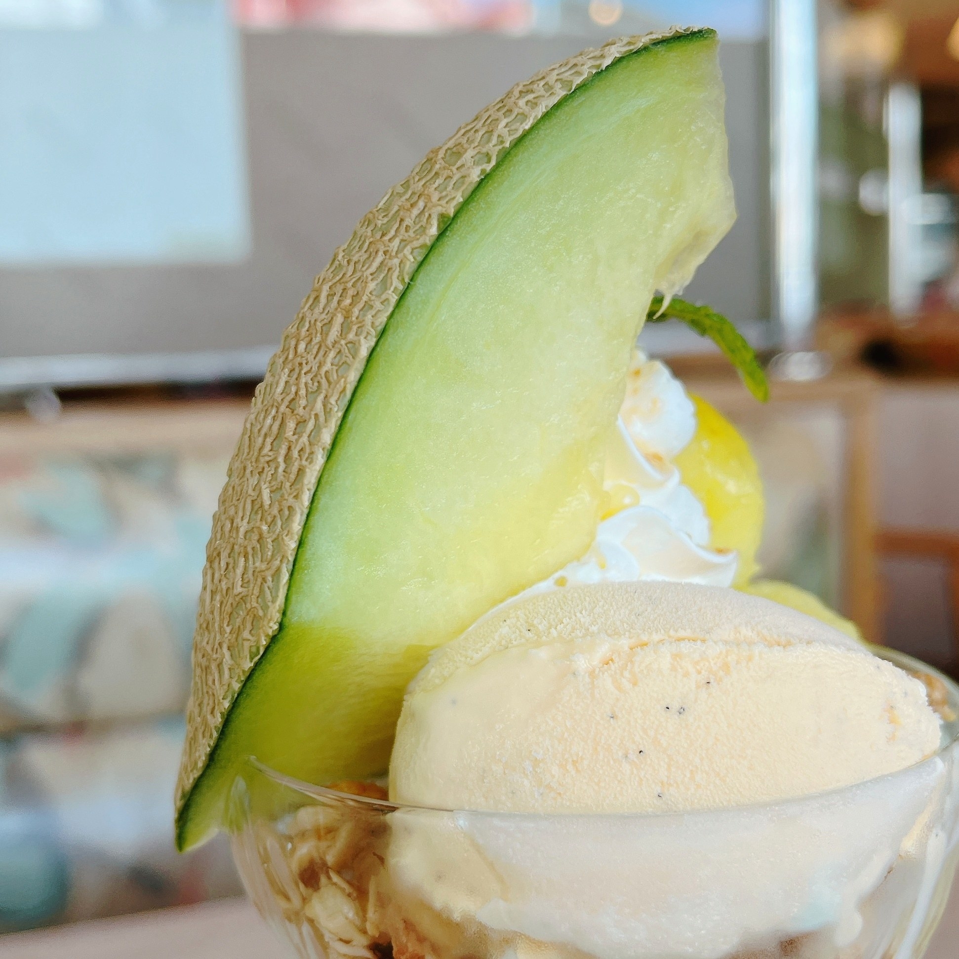 Denny's（デニーズ）のおすすめスイーツ「マスクメロンのザ・サンデー」