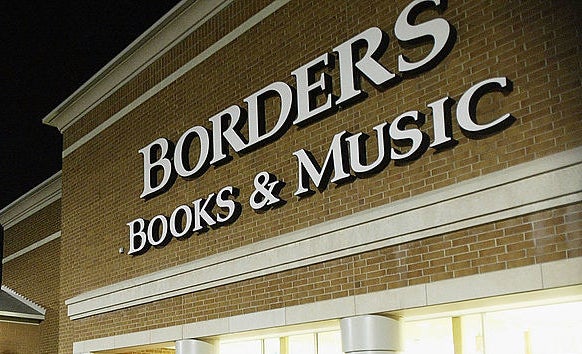 The Borders Books &amp;amp; Music storefront