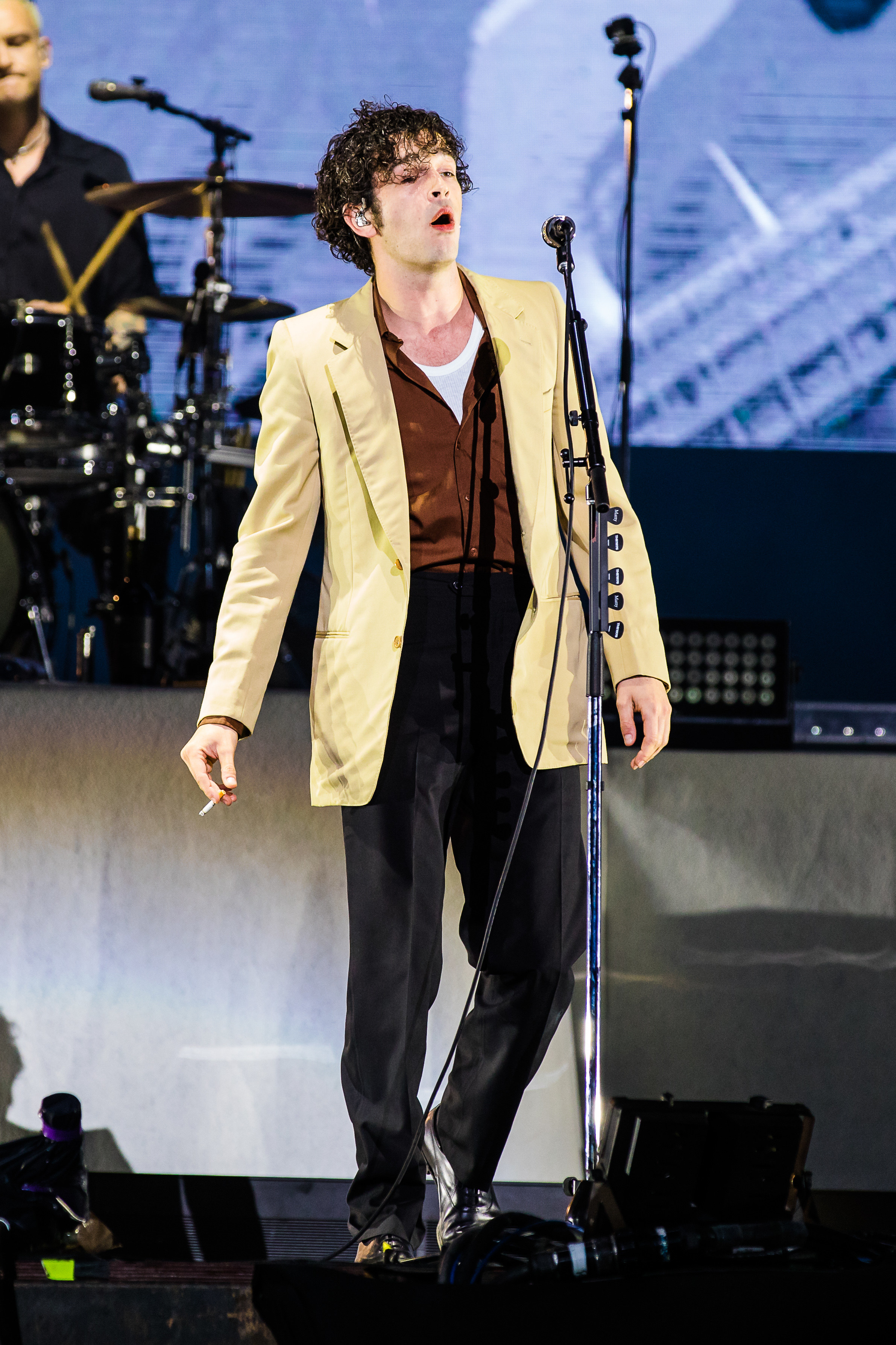 matt performing on stage