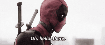 deadpool saying oh hello there
