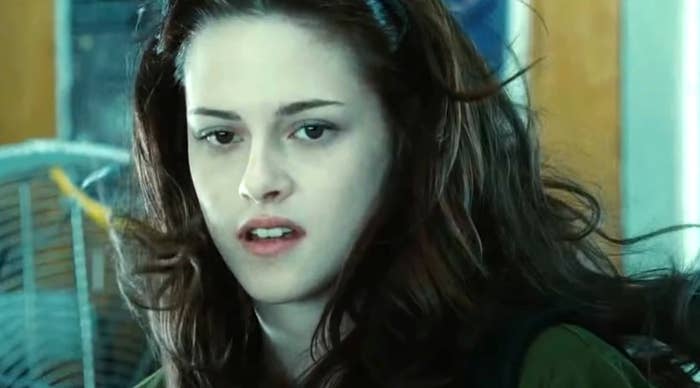 Close-up of Kristen Stewart as Bella from Twilight