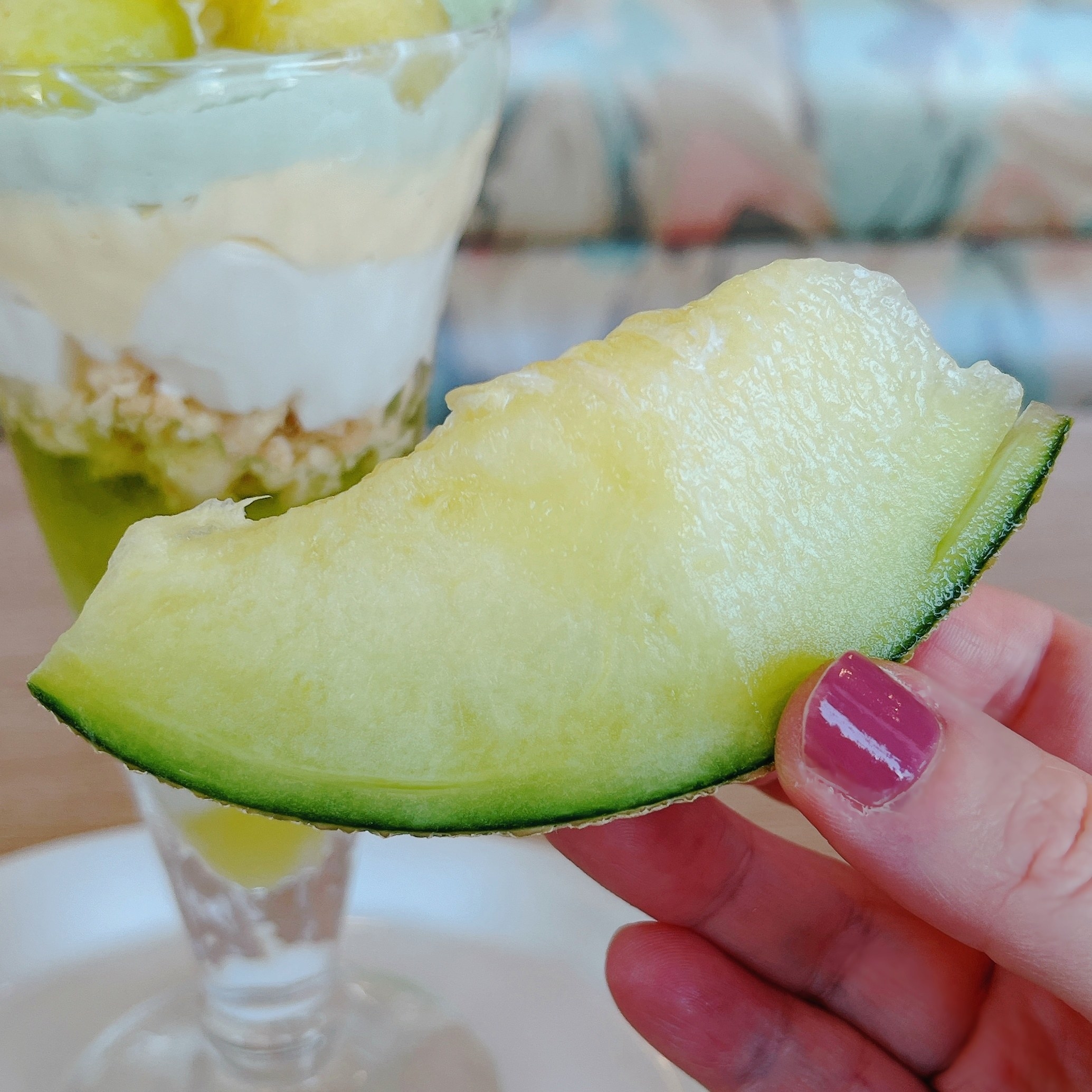 Denny's（デニーズ）のおすすめスイーツ「マスクメロンのザ・サンデー」