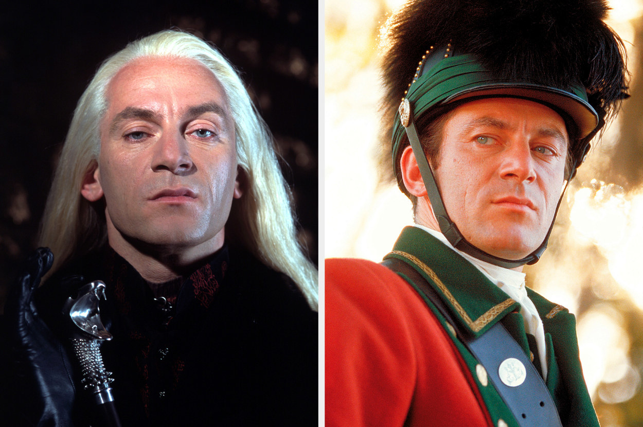 Side-by-side of Jason Isaacs in &quot;Harry Potter&quot; and &quot;The Patriot&quot;