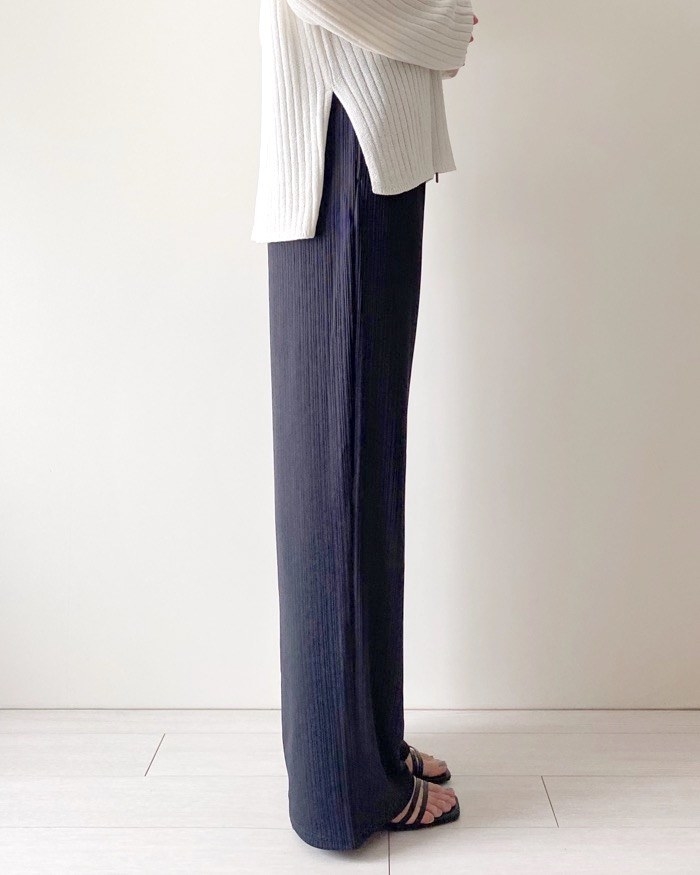 GU(ジーユー)のオススメのファッション「リブプルオンパンツ(丈標準68.0~72.0cm)」のコーディネート