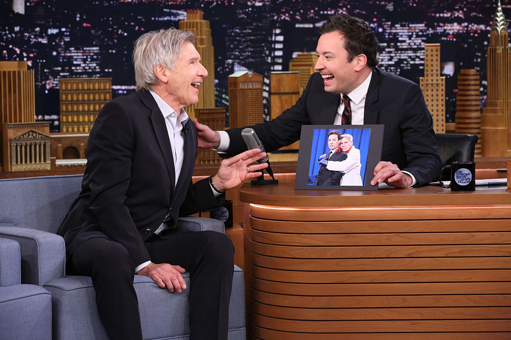 Harrison Ford and Jimmy Fallon