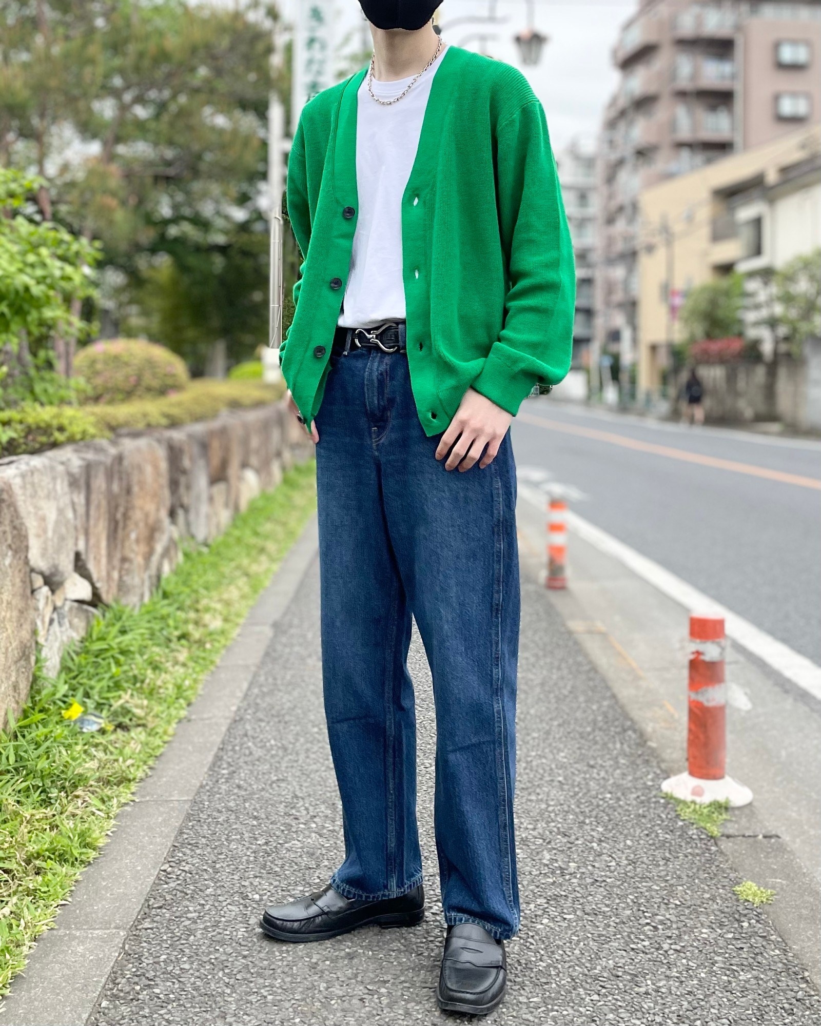 GLOBAL WORK Smile Seed Store(グローバルワーク スマイルシードストア)のおすすめのメンズアイテム「コットンアゼ編みカーディガン」のコーディネート