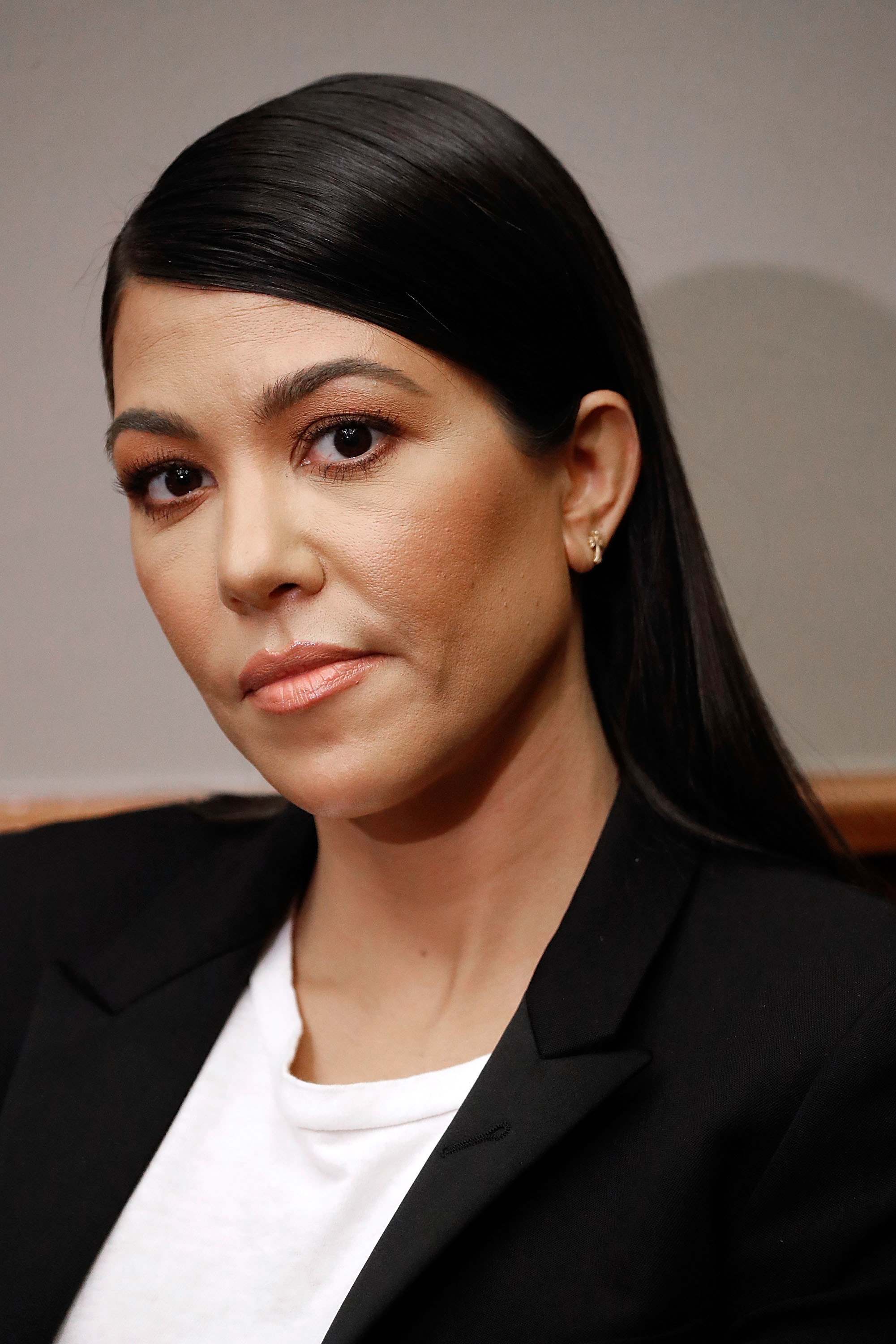 Closeup of Kourtney Kardashian