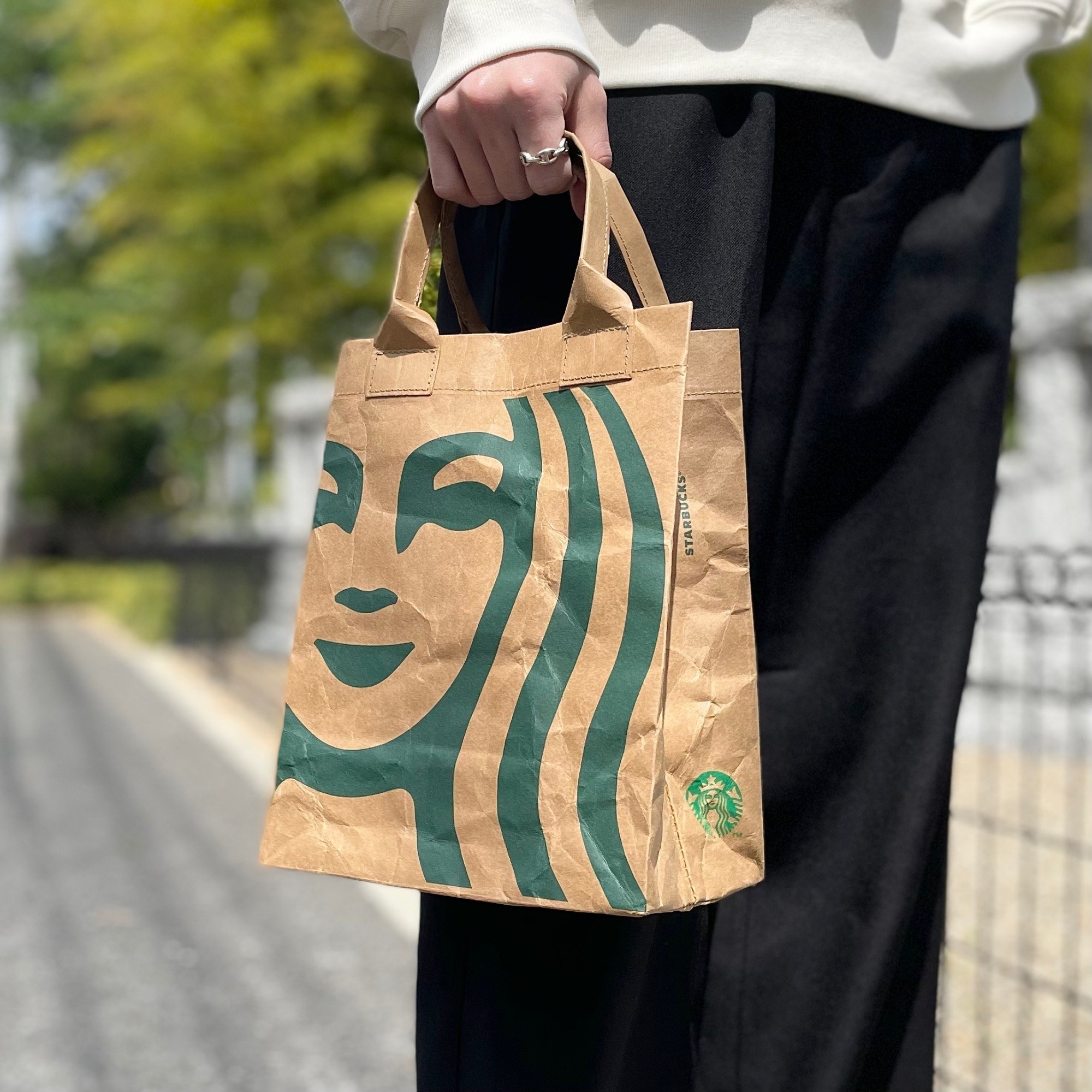 STARBUCKSスターバックス ジュートランチバッグ 保冷対応 - 弁当箱・水筒