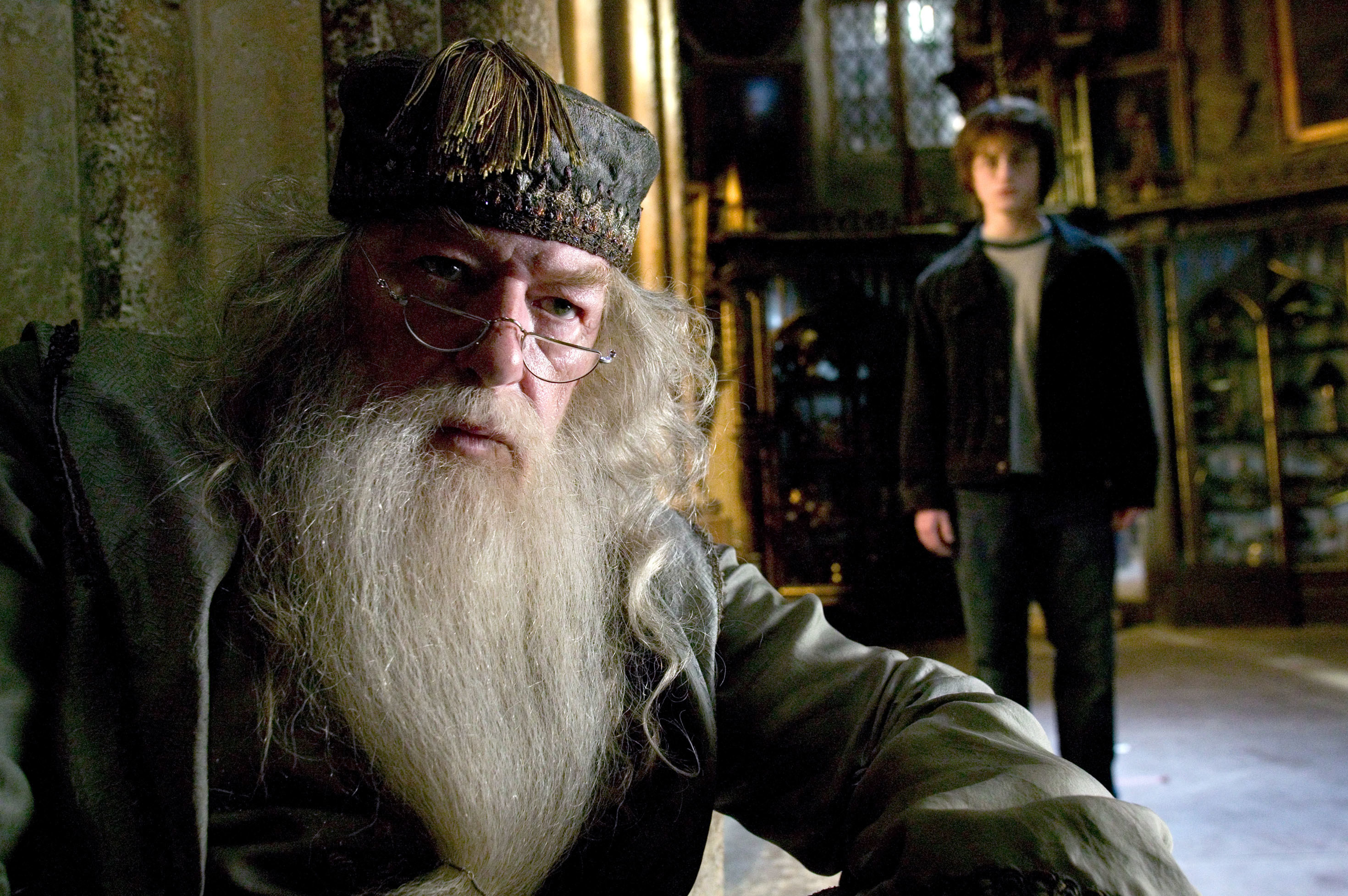 closeup of dumbledore
