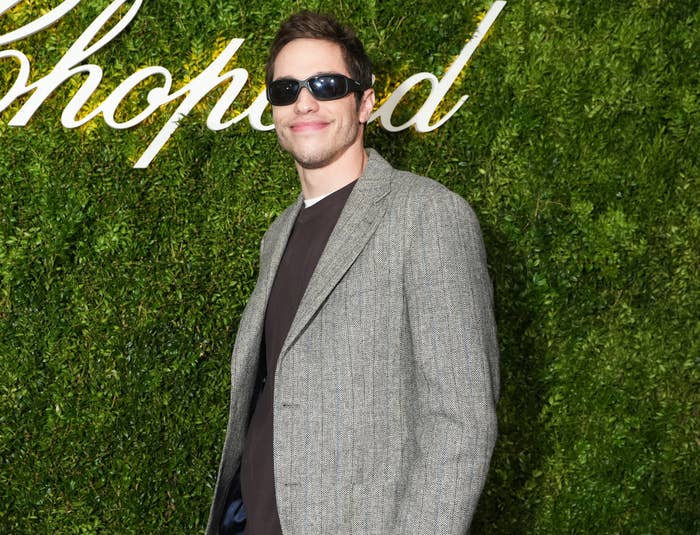 A close-up of Pete in a suit jacket