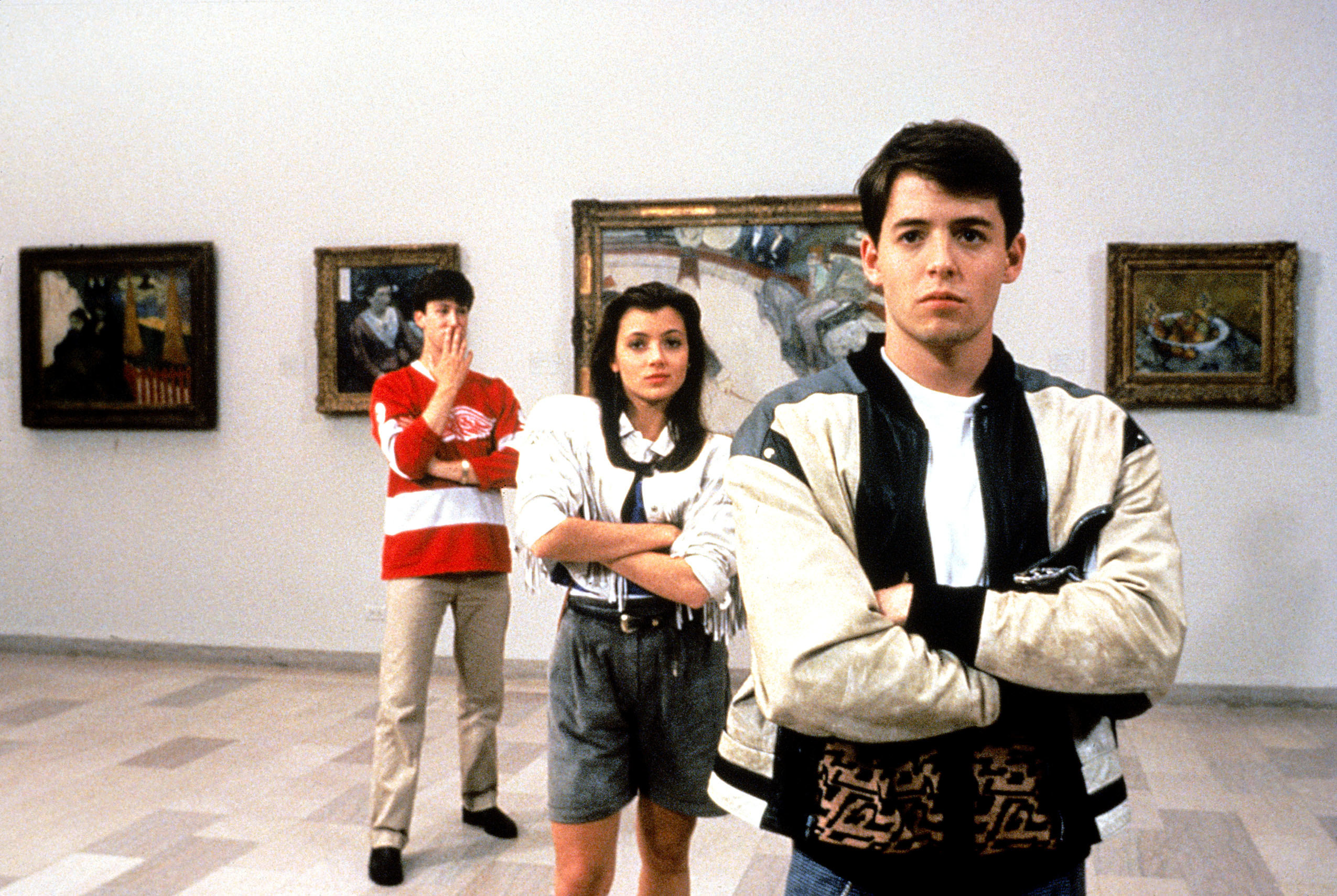 ferris bueller and his friends at an art museum