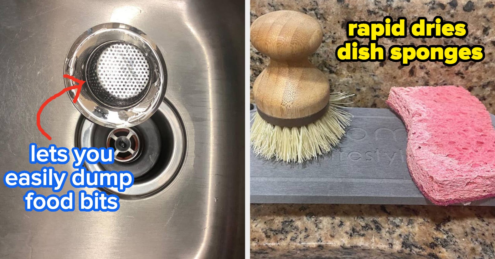 11.3 OZ Dish Soap Dispenser and Sponge Holder for Kitchen Sink
