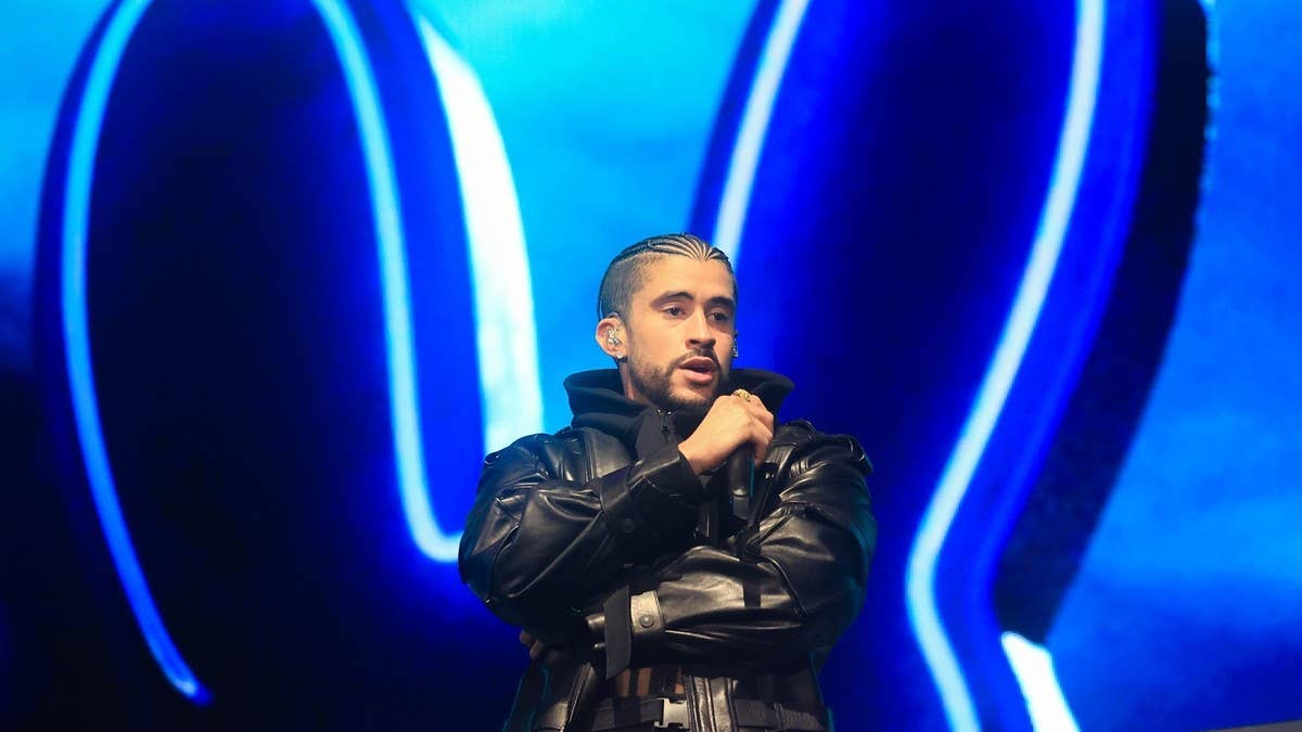 Bad Bunny offered an apology to Harry Styles during his headlining set at the second weekend of the Coachella Valley Music and Arts Festival.


