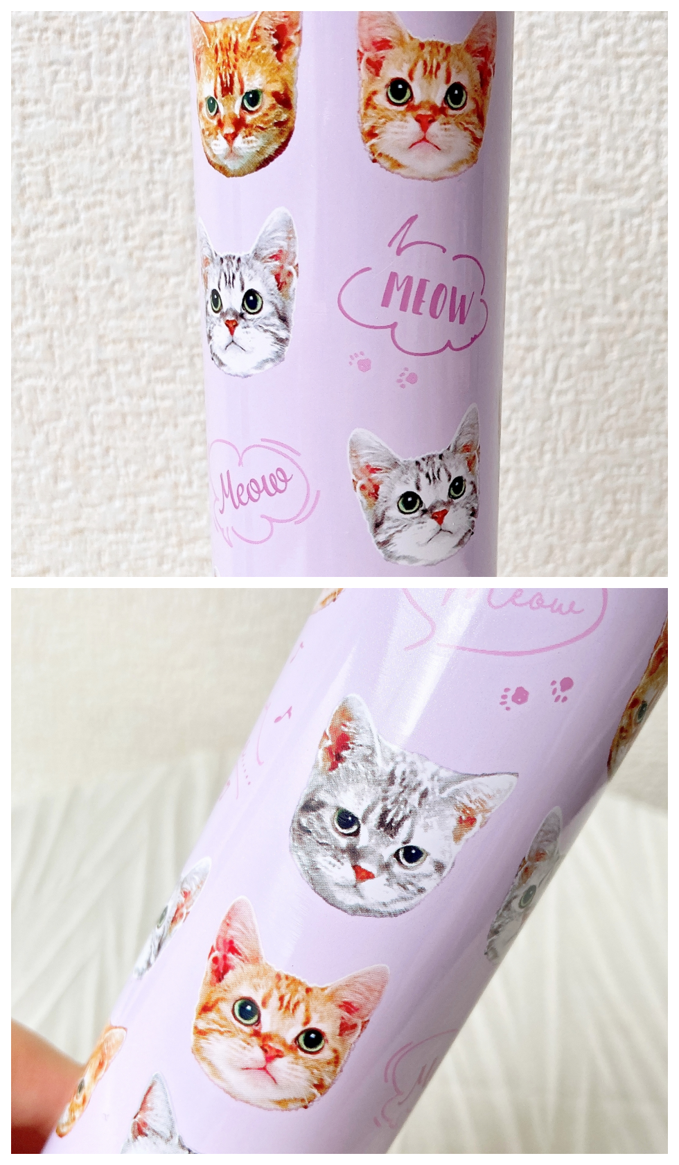 Francfranc（フランフラン）のオススメの水筒「シュシュ ボトル 180ml キャット」