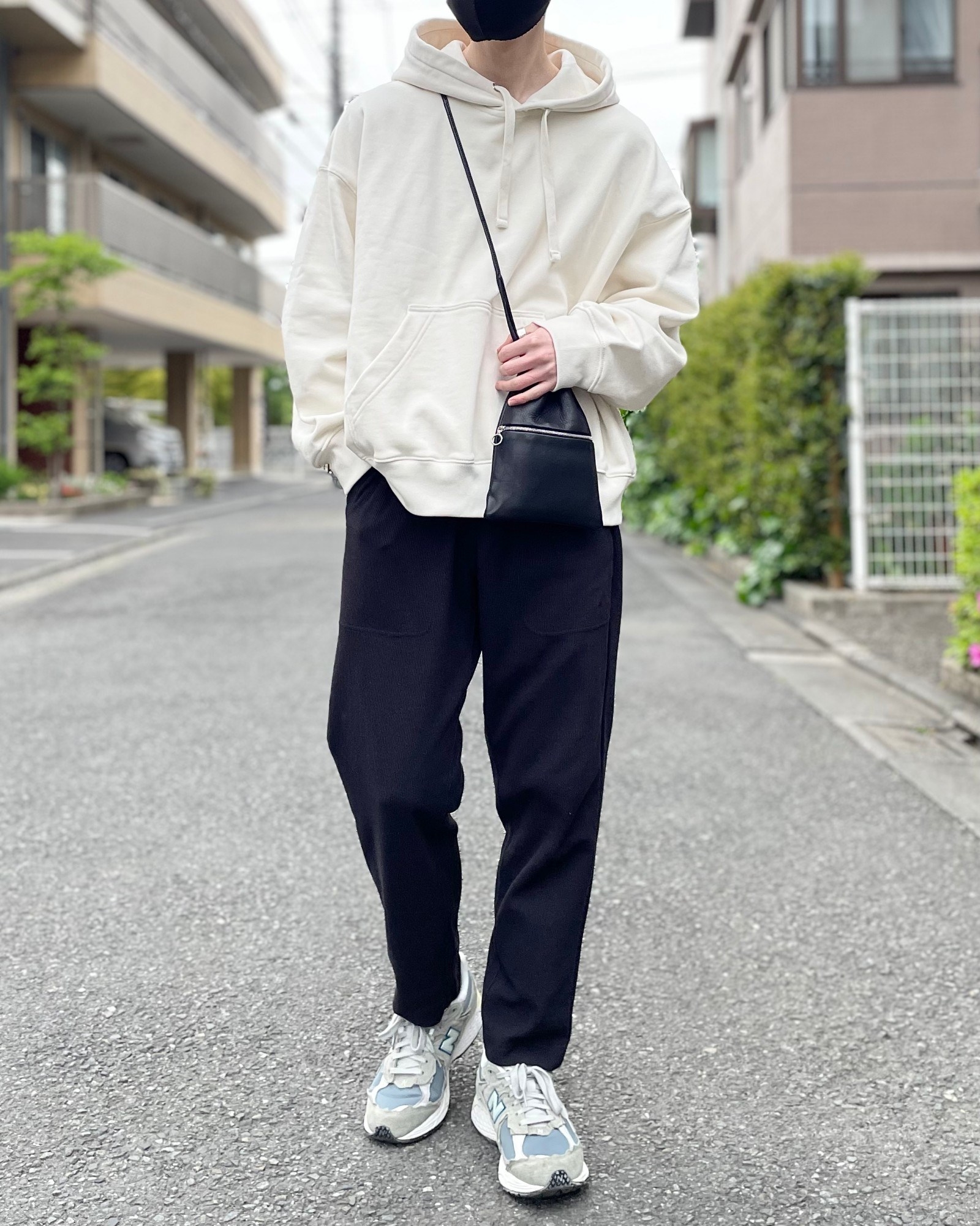 GLOBAL WORK（グローバルワーク）のおすすめのメンズアイテム「ダブルフェイスリブイージーパンツ」のコーディネート