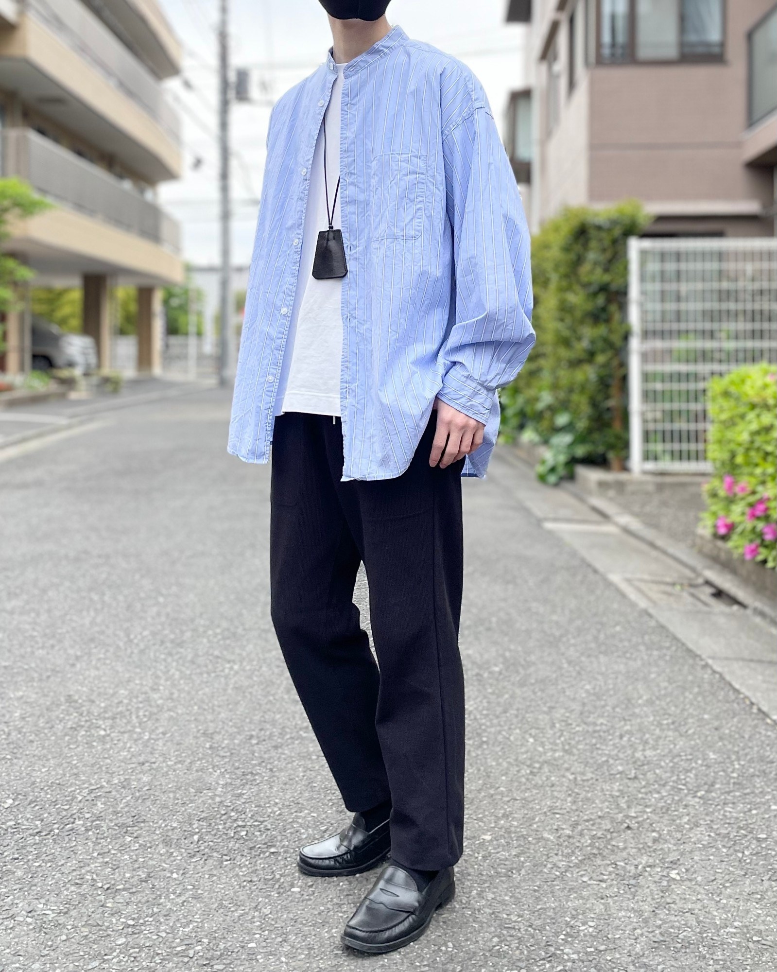 GLOBAL WORK（グローバルワーク）のおすすめのメンズアイテム「ダブルフェイスリブイージーパンツ」のコーディネート